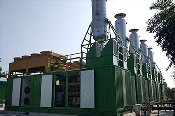 Nigeria 6MW containerized natural gas power station